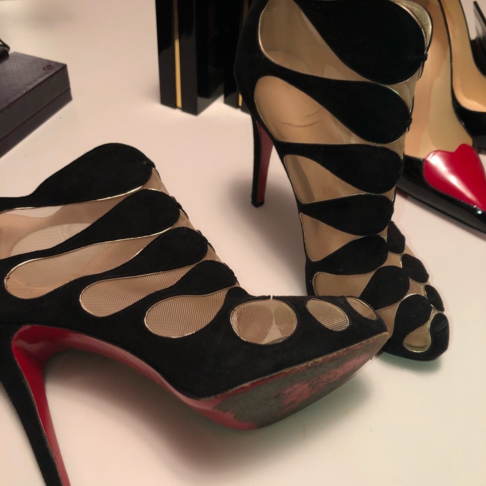 Christian louboutin booties